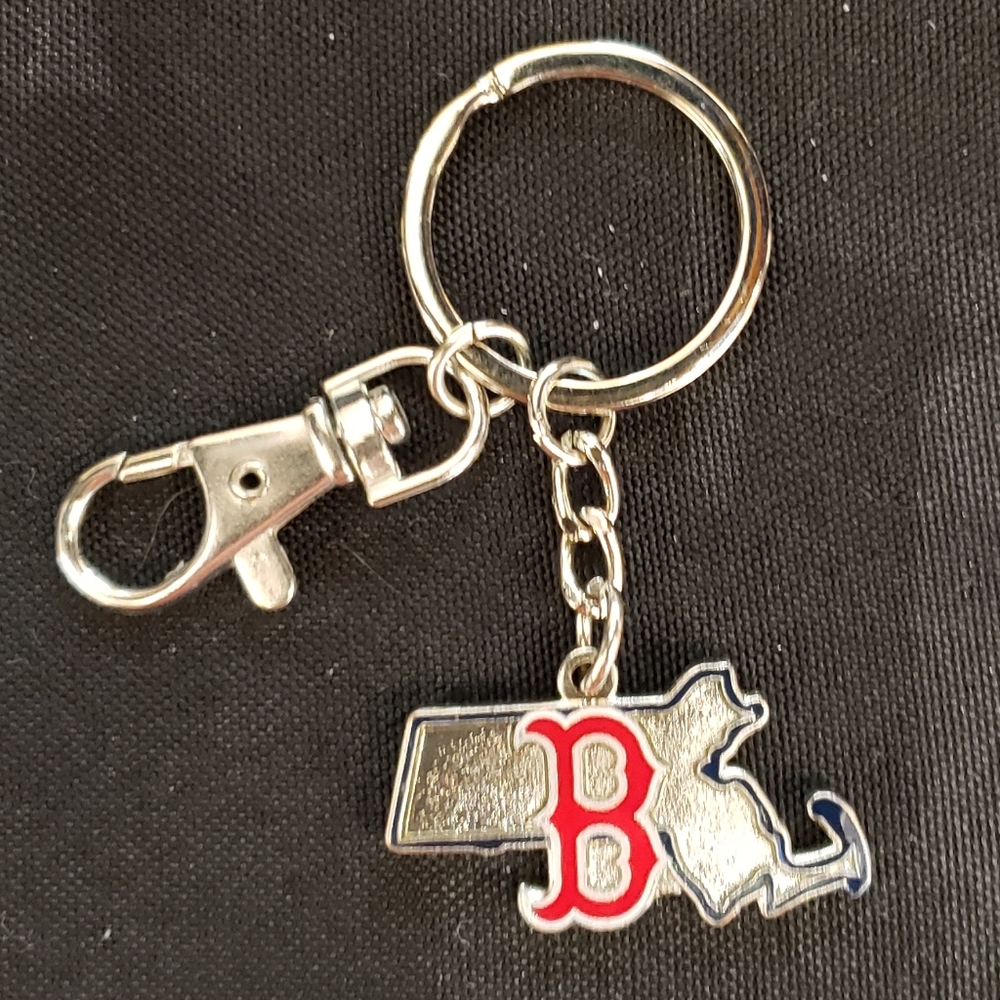 Boston Red Soxs State Keychain